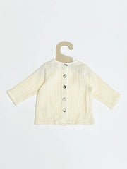 Corduroy Baby Overall Set with Muslin Shirt (Organic Cotton)