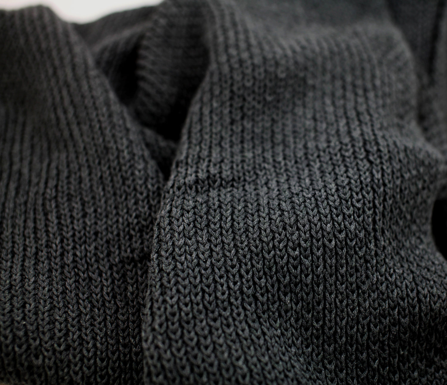 Viverano Organic Cotton Sof Infinity Knit Scarf (Charcoal)