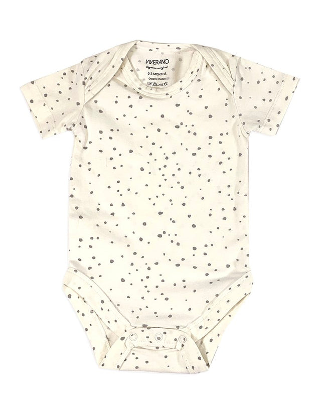 Florence Dot Short Sleeve Bodysuit -(2 Colors)