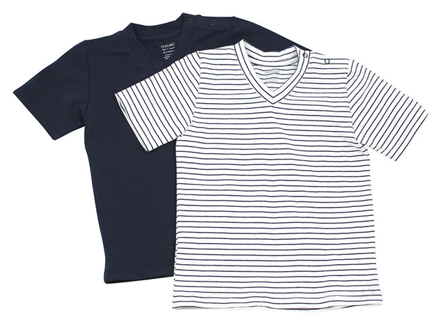 Viverano Venice Organic Cotton Short Sleeve T-Shirt for Babies - 2 Pack 
