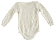 Viverano Milan Organic Cotton Full Sleeve Romper Bodysuit for Babies