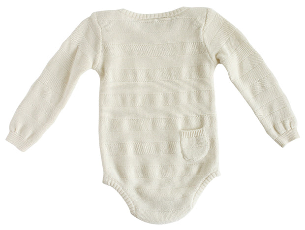 Viverano Milan Organic Cotton Full Sleeve Romper Bodysuit for Babies