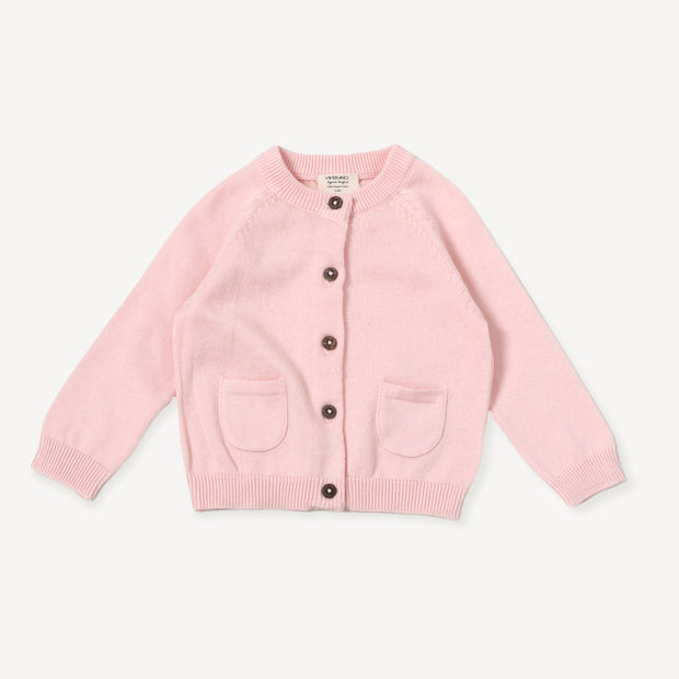 Milan Pastel Button Cardigan Sweater Knit (Organic Cotton)- 4 Colors