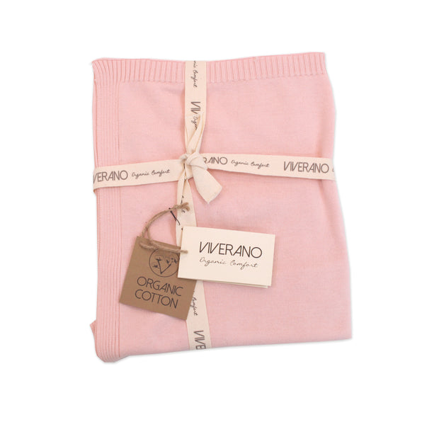 Milan Knit Organic Cotton Baby Blanket (4 Colors)