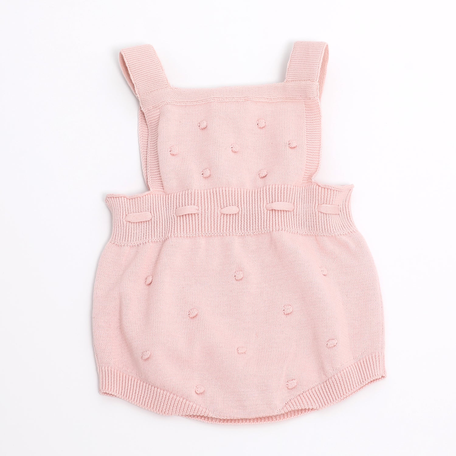 Milan Knit Bobble & Tie Short Romper