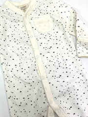 Viverano Florence Pebble Dot Organic Cotton Coverall Romper for Babies