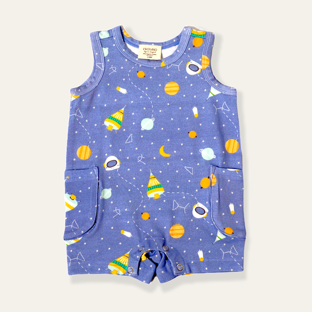 Space Dream Side Pocket Shortie Romper