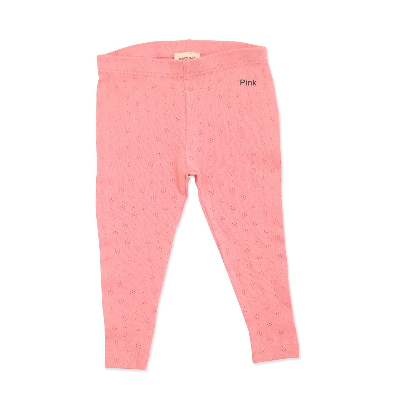 Organic Cotton Pointelle Legging for Babies by Viverano
