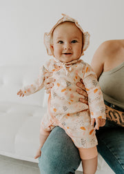 Florence Bloom Kimono Romper Long sleeve (Organic Muslin)