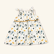 Florence Bloom Shoulder Knot Dress+Bloomer SET (Organic Cotton)