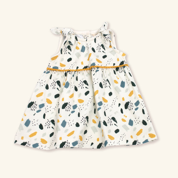 Florence Bloom Shoulder Knot Dress+Bloomer SET (Organic Cotton)