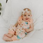 Bora Bora Bbay Girl Sleeveless Playsuit Romper (Organic Cotton) - Viverano