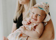 Bora Bora Ruffled Front Dress for Baby Girls (Organic Muslin) - Viverano