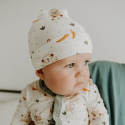 Monkey In The Woods Baby Knot Hat (Organic Cotton)