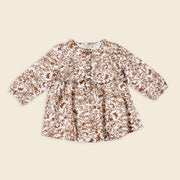 Floral Butterfly Flare & Button Dress + Bloomer SET