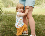 Organic Cotton Sleeveless Tee + Shorts Set - Veggie Salad by Viverano