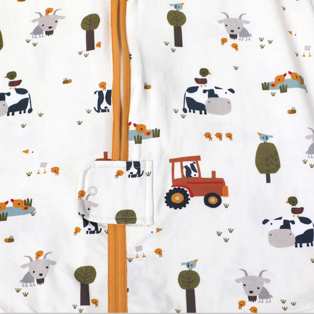 Organic Chick Farm Sleep Sack & Wearable Blanket for Babies by Viverano