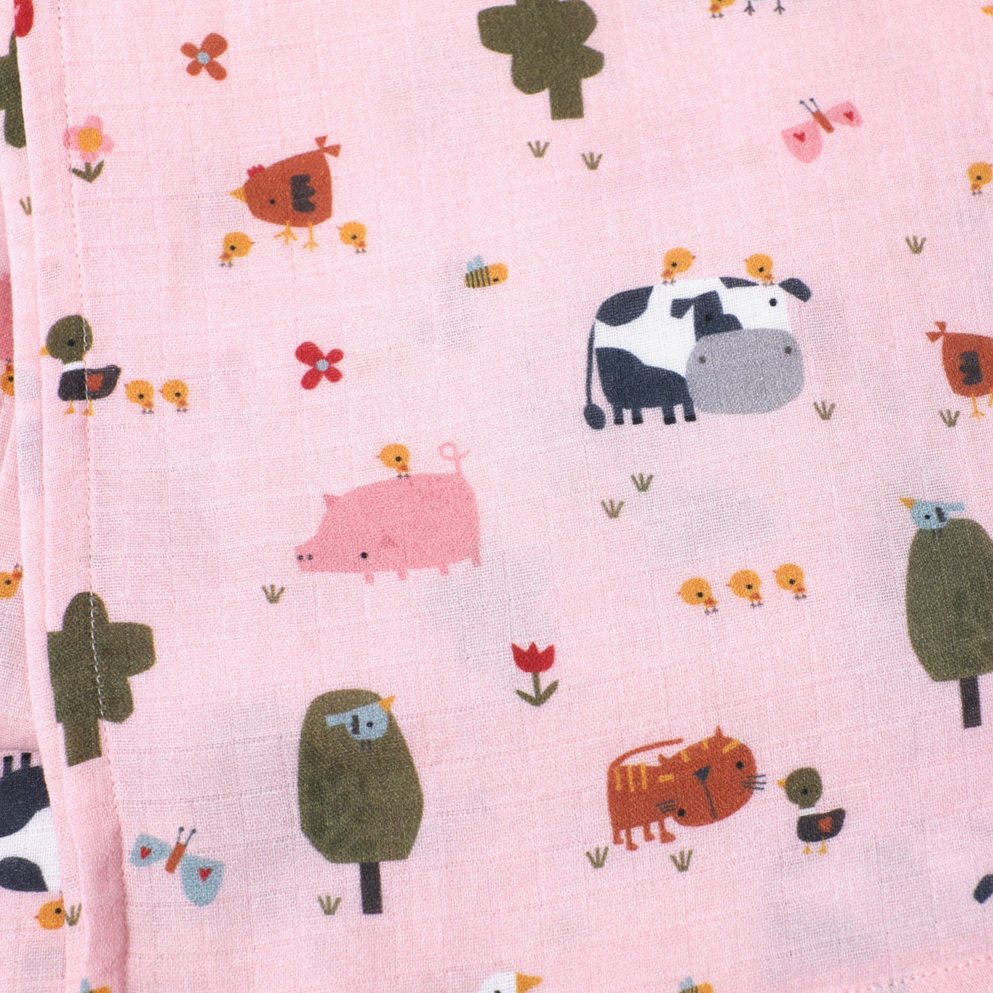 Chick Chick Farm Swaddle (2 Colors) Organic Muslin