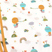 Organic Cotton Balloon Reversible Baby Blanket - Viverano