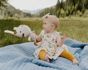 Sam Bunny Organic Cotton Fine Knit Stuffed Animal Toy (2 Colors)