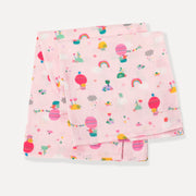 Organic Muslin Balloon Baby Swaddle Blanket - Viverano