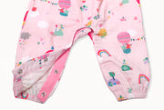 Organic Muslin Balloon Ruffle Sleeveless Baby Girl Jumpsuit - Viverano