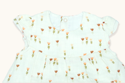 Wildflowers Cap Sleeve Dress+Bloomer Set (Organic Muslin)