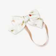 Bow & String Baby Girl Headband (Organic Cotton)