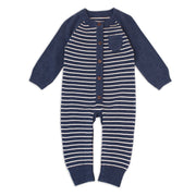 Milan Organic Cotton Heather Knit Classic Coverall for Babies by Viverano