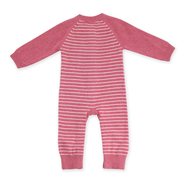 Milan Heather Knit Classic Jumpsuit Romper (Organic Cotton)