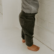 Milan Heather Knit Pocket Legging Pants