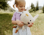 Sam Bunny Organic Cotton Fine Knit Stuffed Animal Baby Toy - Viverano