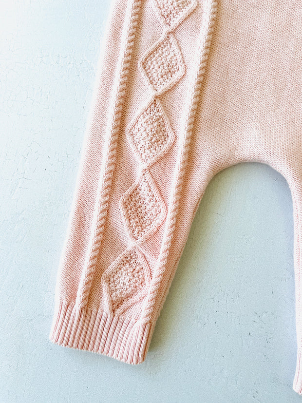 Cable Sweater Knit Baby Legging Pants Organic Viverano