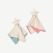 Organic Baby Lovey Security Blanket Cuddle Cloth - Star by Viverano