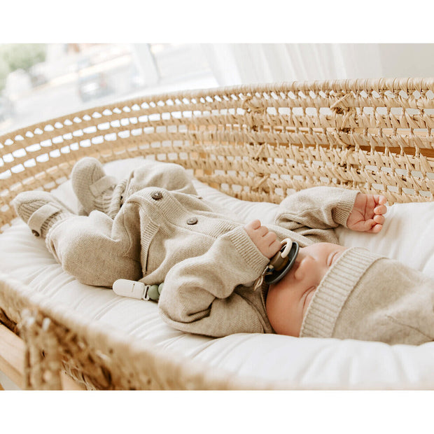 Milan Earthy Knit Baby Round Hat (Organic Cotton) - 4 Colors