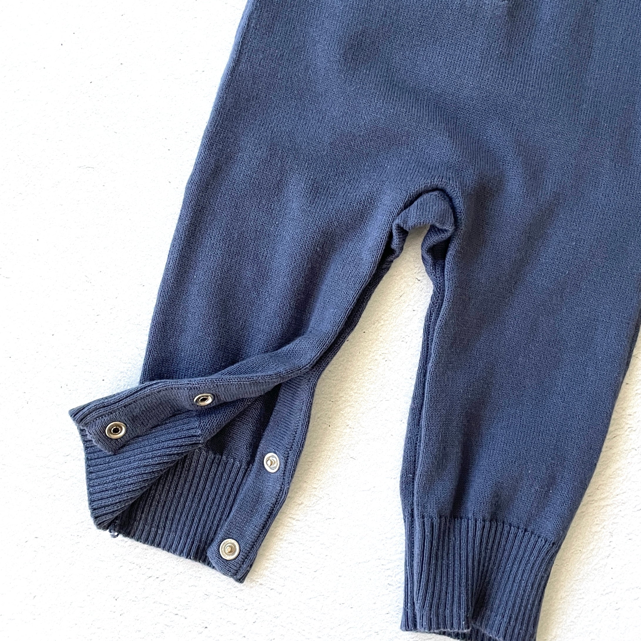 Milan Earthy Knit Classic Button Jumpsuit (Organic Cotton) - 3 Colors