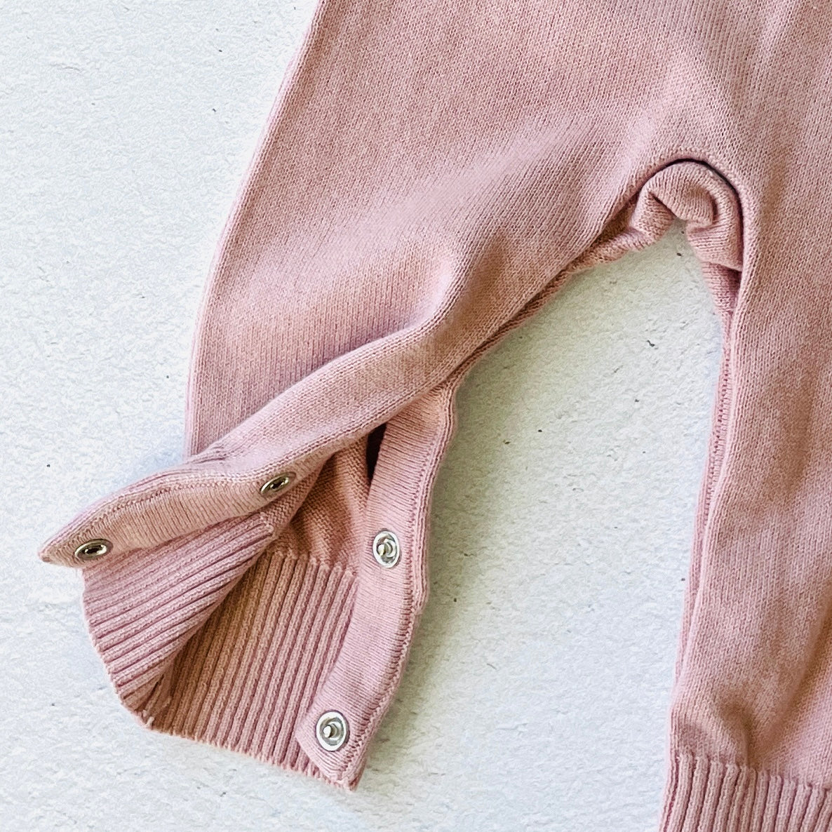 Milan Earthy Knit Classic Button Jumpsuit (Organic Cotton) - 3 Colors