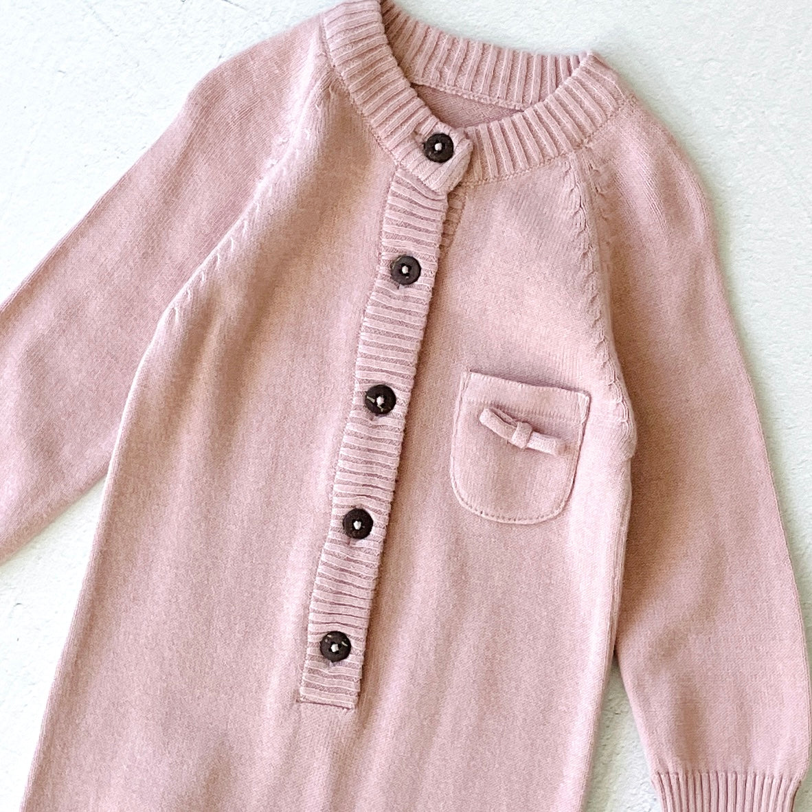 Milan Earthy Knit Classic Button Jumpsuit (Organic Cotton) - 3 Colors
