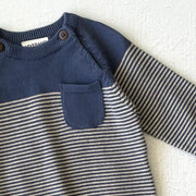 Milan Earthy Baby Raglan Pullover Top Sweater Knit (Organic Cotton) Viverano Organic Baby