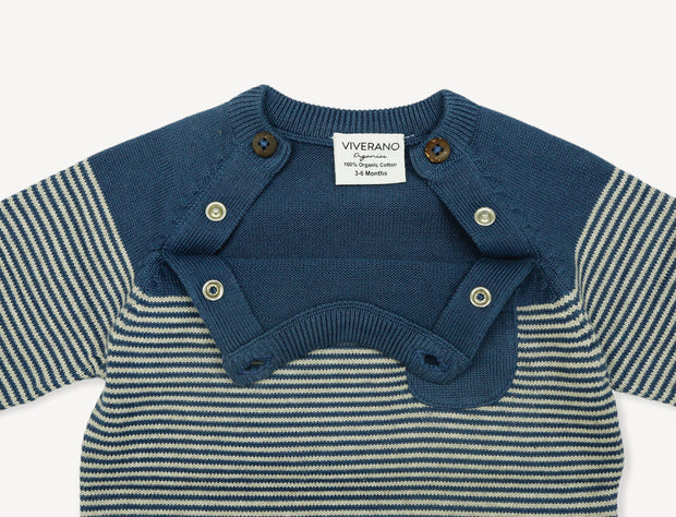 Milan Earthy Baby Raglan Pullover Top Sweater Knit (Organic Cotton) Viverano Organic Baby