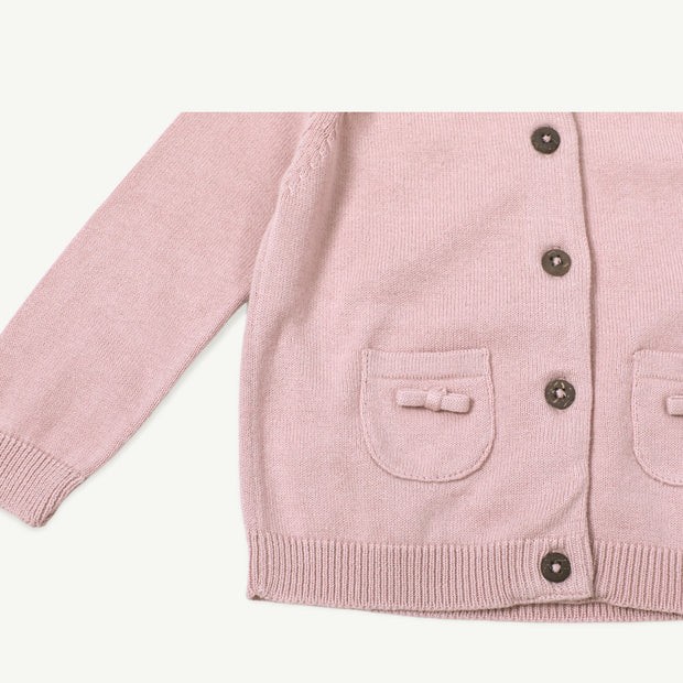 Milan Earthy Baby Button Cardigan Sweater Knit (Organic Cotton) - Viverano Organic Baby