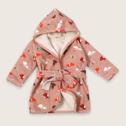 Yoga Dog Baby Hooded Bathrobe (Organic Cotton)