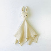 Bunny Mommy & Me Jacquard Knit Baby Blanket & Lovey Gift SET (Organic) by Viverano