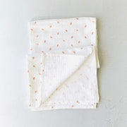 Strawberry Baby Swaddle Blanket (Organic Muslin)