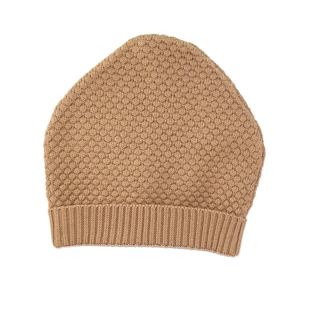 Milan Earthy Knit Baby Round Hat (Organic Cotton) - 4 Colors
