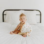 Monkey In The Woods Reversible Baby Hooded Towel (Organic Cotton)