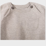 Milan Earthy Baby Raglan Pullover Top Sweater Knit (Organic Cotton) Viverano Organic Baby