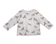 Wild & Free Horse Organic Cotton Long Sleeve Tee for Babies - Baby Gifts