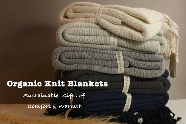 Viverano Organic Cotton Soft Throw Blanket - Perfect Natural Gift Ideas 