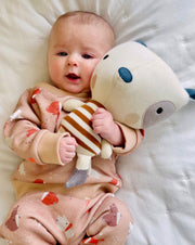 Phillipe Dog Organic Cotton Fine Knit Stuffed Animal Baby Toy- Viverano